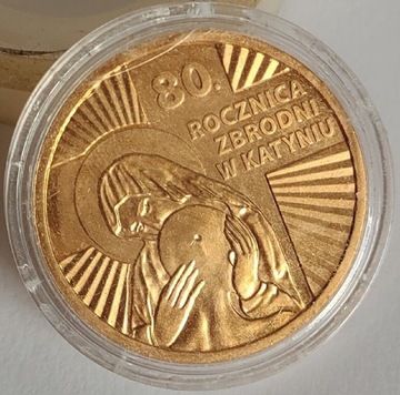 80 Rocznica Zbrodni w Katyniu medal kolekcjonerski