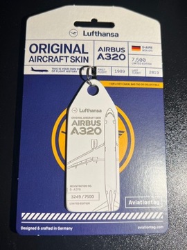 Aviationtag - Airbus A320 Lufthansa - Część prawdziwego samolotu!