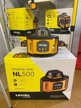 Niwelator Laserowy NL500 Nivel Łata Statyw