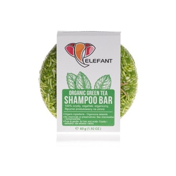 Szampon w kostce Elefant Zielona Herbata 60g