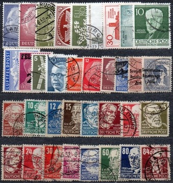 Niemcy - zestaw znaczków kasowanych (32)