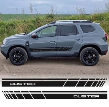 Zestaw naklejek Dacia Duster na boki róża wiatrów