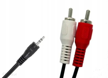 Kabel mini Jack i 2x RCA 2m