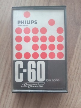 PHILIPS C60 kaseta stan BDB 1971-1974