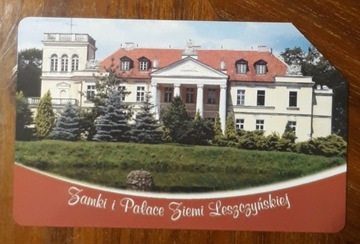 Karta używana Zamki i Pałace Ziemi Leszczyńskiej