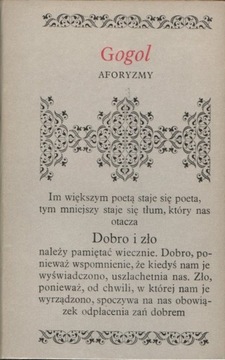 Mikołaj Gogol. Aforyzmy