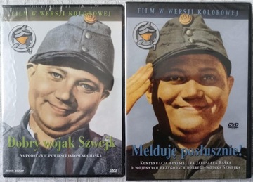 DOBRY WOJAK SZWEJK + MELDUJĘ POSŁUSZNIE - 2DVD 