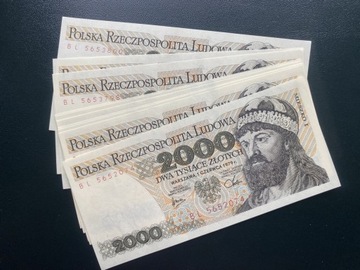 2000 zł 1979 r s. BL stan UNC!