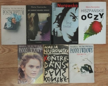 Maria Nurowska 8 książek Imię twoje Panny i wdowy