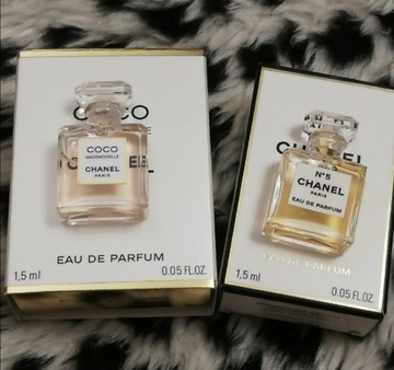 Chanel Mini No5 i Mademoiselle 1,5ml x2