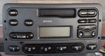 Radio Ford 3000 z kodem pin.