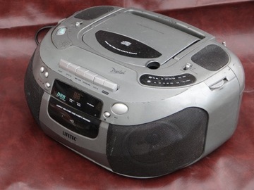 Radiomagnetofon LIFETEC z CD LT7650 radio działa