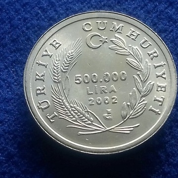 A123 Turcja 500 000 lira 2002 Owca