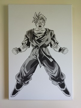 Obraz na ścianę obrazy dragon ball z Goku gohan