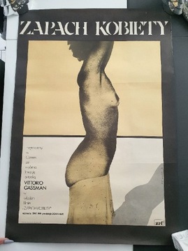 Plakat filmowy 'Zapach kobiety' 1976