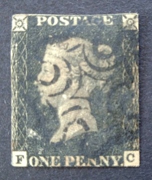 1840 Anglia – Black Penny – kasowany - 101