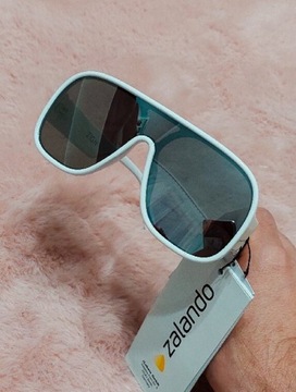 ZIGN okulary przeciwsłoneczne nowe białe filtr UV