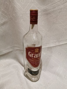 Butelka po szkockiej whisky Grant's z nakrętką