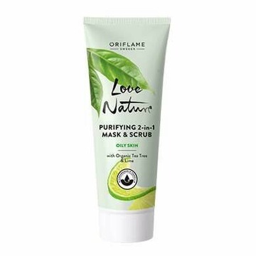 ORIFLAME Maseczka i scrub z drzewem herb i limonką