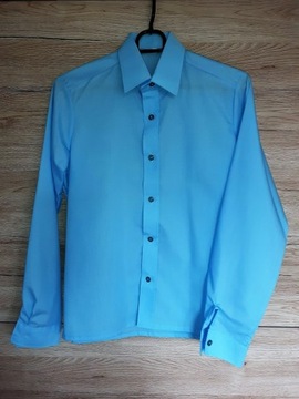 Koszula chłopięca (turkusowa) - rozmiar 158 