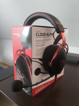 Słuchawki z mikrofonem HyperX Cloud Alpha stan bdb