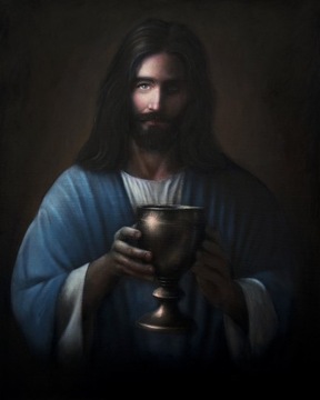 Jezus, obraz na płótnie 100x80