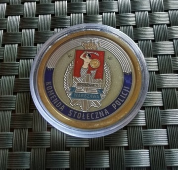 Coin w kapslu - Komenda Stołeczna Policji