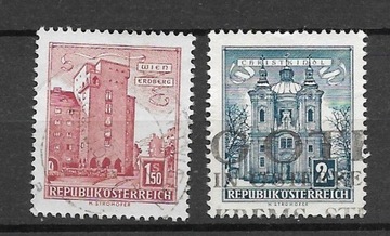 Austria, Mi: AT 1047-1048, 1958 rok, seria    