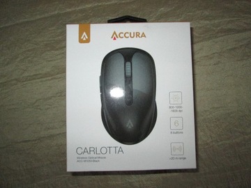 Myszka Accura Carlotta ACC-M1055 (czarna)