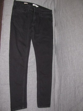 spodnie czarne TOPMAN 34S CN170/86. rozmiar L jean