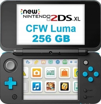 New Nintendo 2DS XL / CFW / 256 GB / zestaw!