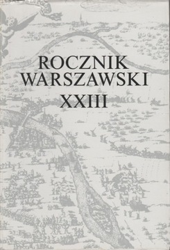 Rocznik warszawski XXIII
