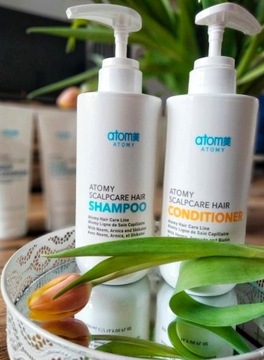 Atomy Scalp Care szampon i odżywka 500 ml do pielęgnacji skóry głowy 