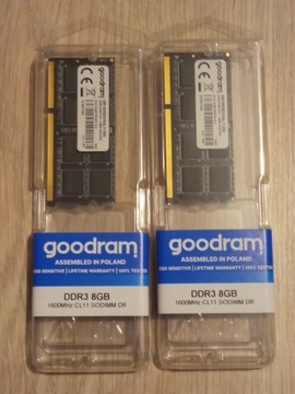 Pamięć RAM GoodRam DDR3 1600Mhz 8 GB