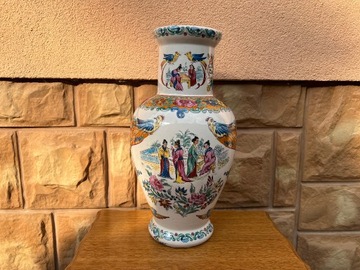 Wazon Na Kwiaty Porcelana Chiny Orientalny B159