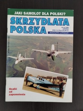 Skrzydlata Polska nr 11 / 1995 czasopismo lotnicze