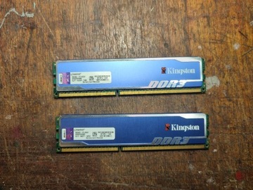 Pamięci RAM 2x2GB DDR3 Kingston