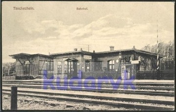 DĘBINKA Tzschecheln Żary Bahnhof dworzec kolejowy