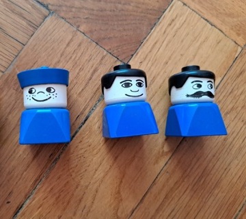 Stare ludziki lego duplo 3 sztuki vintage 