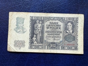 20 złotych 1941 ser. L