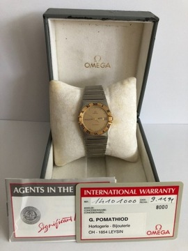 Omega Constellation, Full Set, zegarek męski, TOP