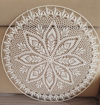 Mandala - serwetka na obręczy 45cm