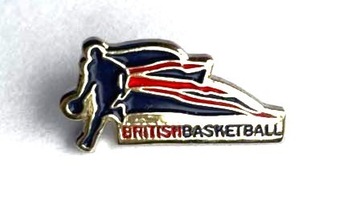 Koszykówka BritishBasketball oryginał metal/lakier