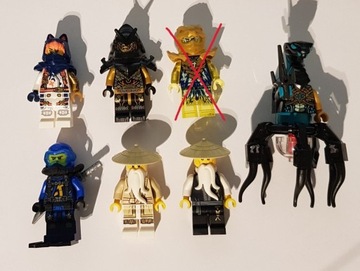 Lego Ninjago figurki Sensei Wu, wojownicy, Jay (Cena za 1 szt.)
