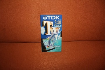 Kaseta VHS TDK 240 minut używana