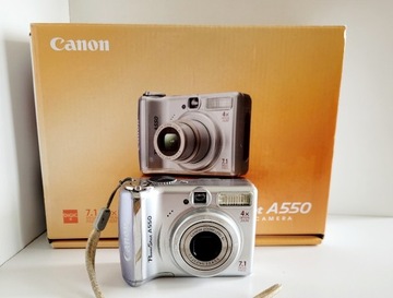 Aparat fotograficzny CANON PowerShot A550