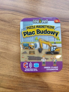 Puzzle magnetyczne plac budowy 3+