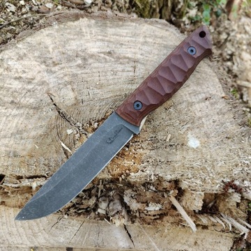 Trapper nóż bushcraftowy survival biwak 80CrV2 