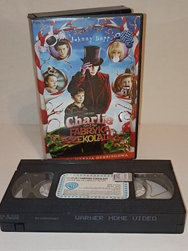 Charlie i fabryka czekolady VHS UNIKAT - z ZĄBKIEM