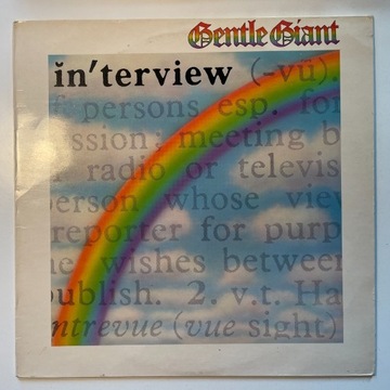 LP GENTLE GIANT - Interview UK 1976 EX